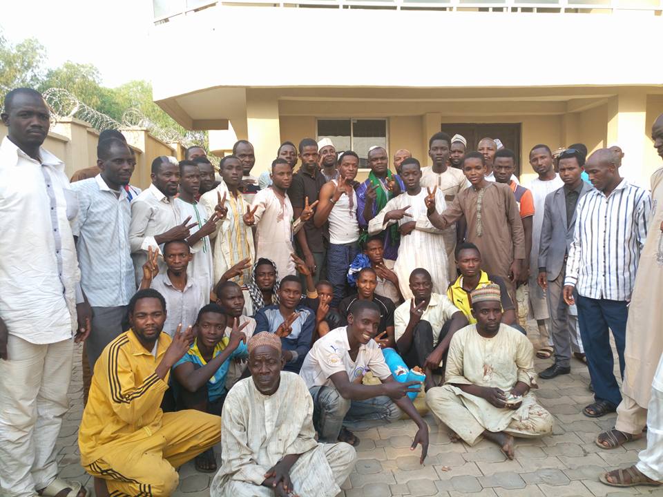 free zakzaky protesters released in abuja